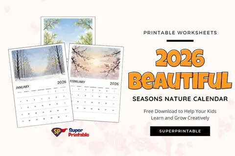 2026 Beautiful Seasons Nature Calendar Feature Image