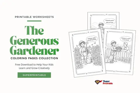 The Generous Gardener Coloring Pages