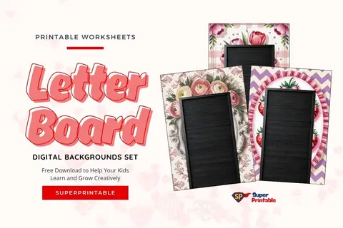 30+ Letter Board Digital Backgrounds Feature Image