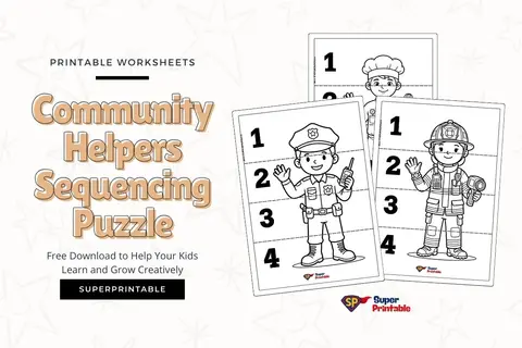 10+ Community Helpers Sequencing Puzzle Feature Image