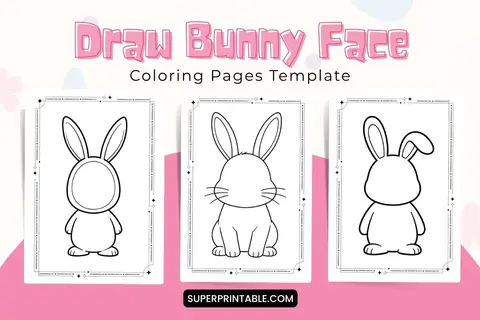 10 Draw Bunny Face Template Feature Image