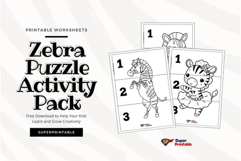 10 Zebra Puzzle Activity Feature Image