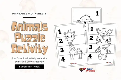 Animals Puzzle Activity Feature Image