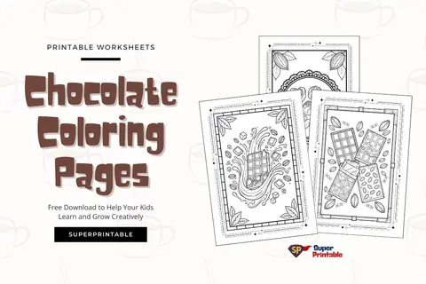 Chocolate Coloring Pages Feature Image