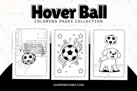 Hover Ball Coloring Pages Feature Image