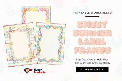 Sweet Summer Label Frames Feature Image
