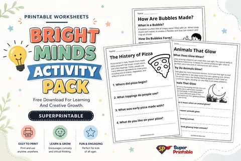 Bright Minds Activity Pack Feature Image
