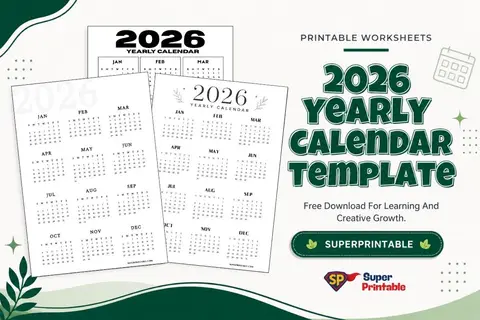 2026 Yearly Calendar Feature Image