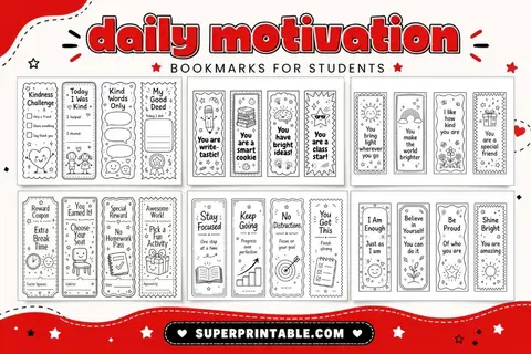 25+ Daily Motivation Bookmarks for Students Feature Image