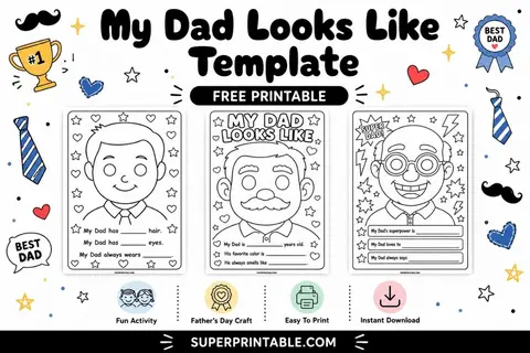 10 My Dad Looks Like Template Feature Image