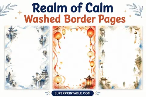 12+ Realm of Calm Washed Border Pages Feature Image