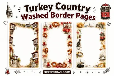 12+ Turkey Country Washed Border Pages Feature Image