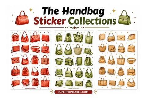 15+ The Handbag Sticker Collections Feature Image