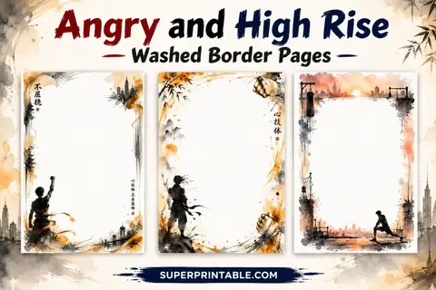 18+ Angry and High Rise Washed Border Pages Feature Image