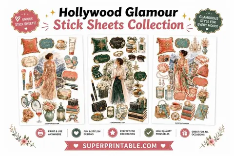 20 Hollywood Glamour Stick Sheets Collection Feature Image