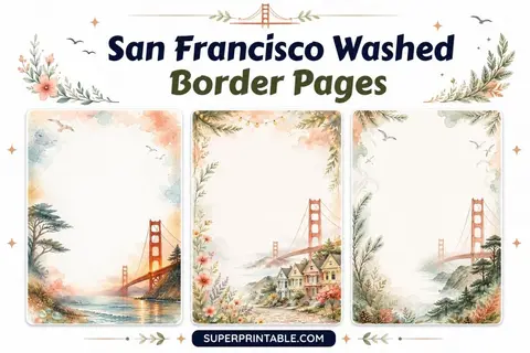 20 San Francisco Washed Border Pages Feature Image