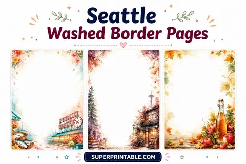 20 Seattle Washed Border Pages Feature Image