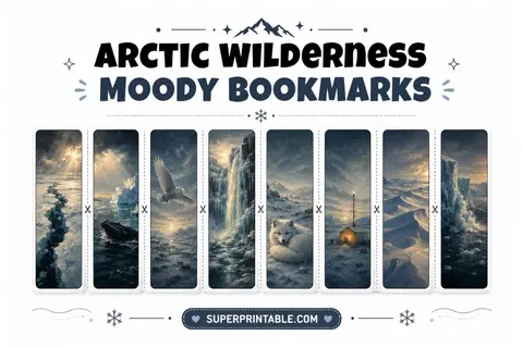 16 Arctic Wilderness Moody Bookmarks Feature Image