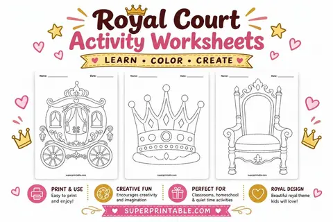 Royal Court Activity Worksheets Feature Image