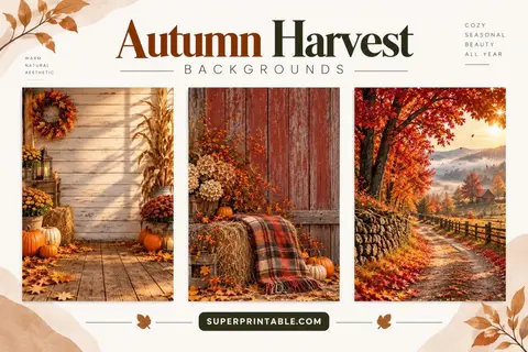12+ Autumn Harvest Backgrounds Feature Image