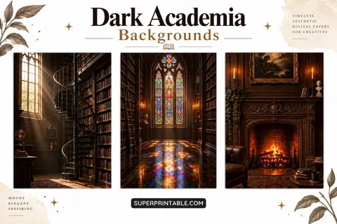 12+ Dark Academia Backgrounds Feature Image