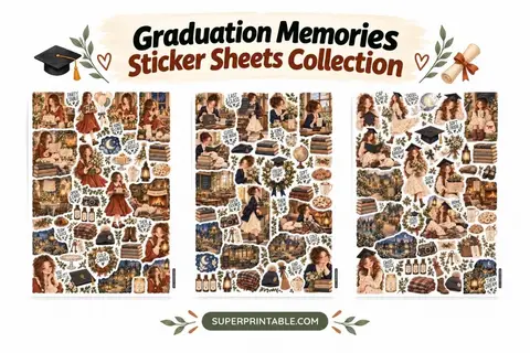 Graduation Memories Sticker Sheets Collection Feature Image