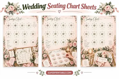 Wedding Seating Chart Sheets Feature Image