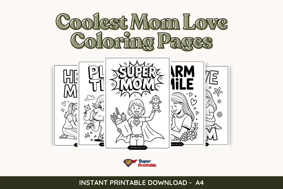 30+ Coolest Mom Love Coloring Pages