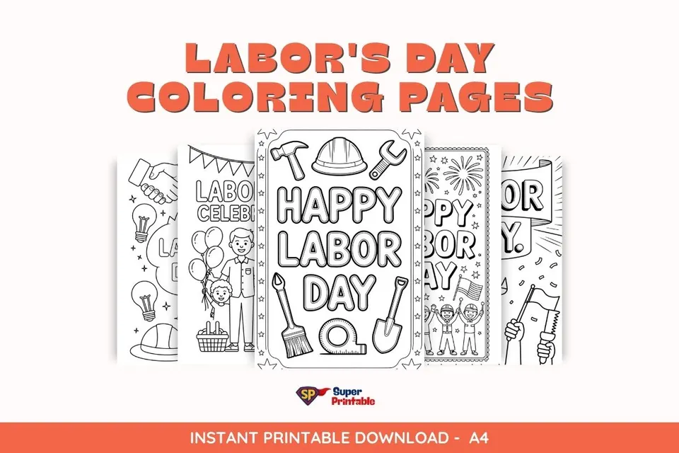 Labor's Day Coloring Pages