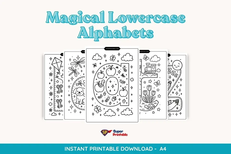 Magical Lowercase Alphabets