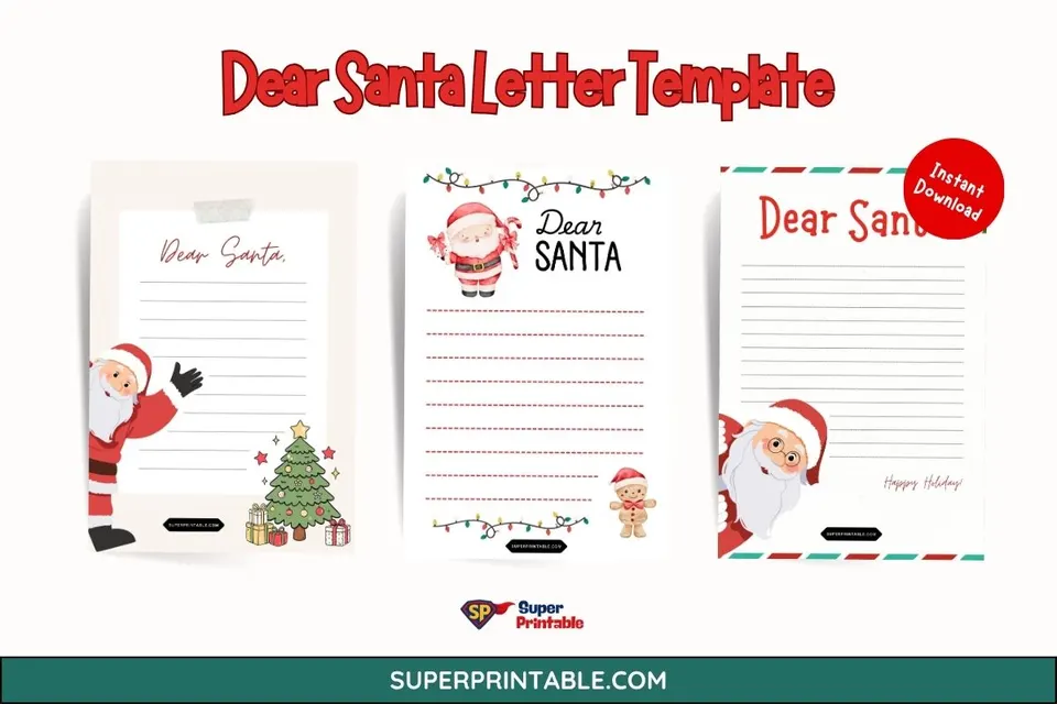 40+ Dear Santa Letter Template