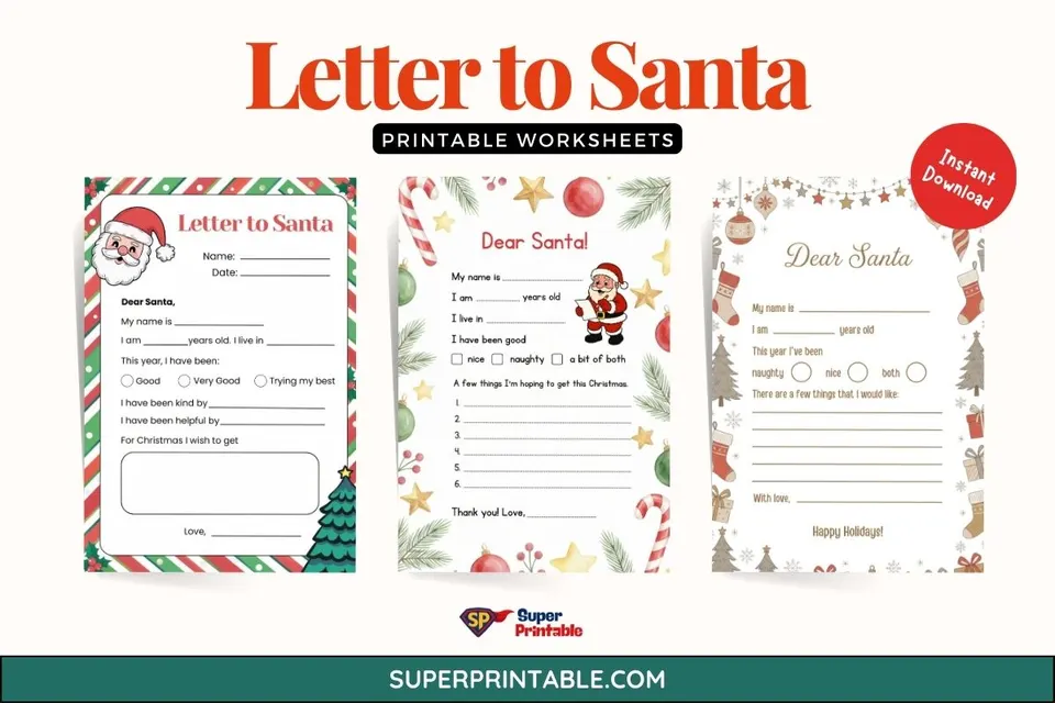 Letter to Santa Templates Feature Image