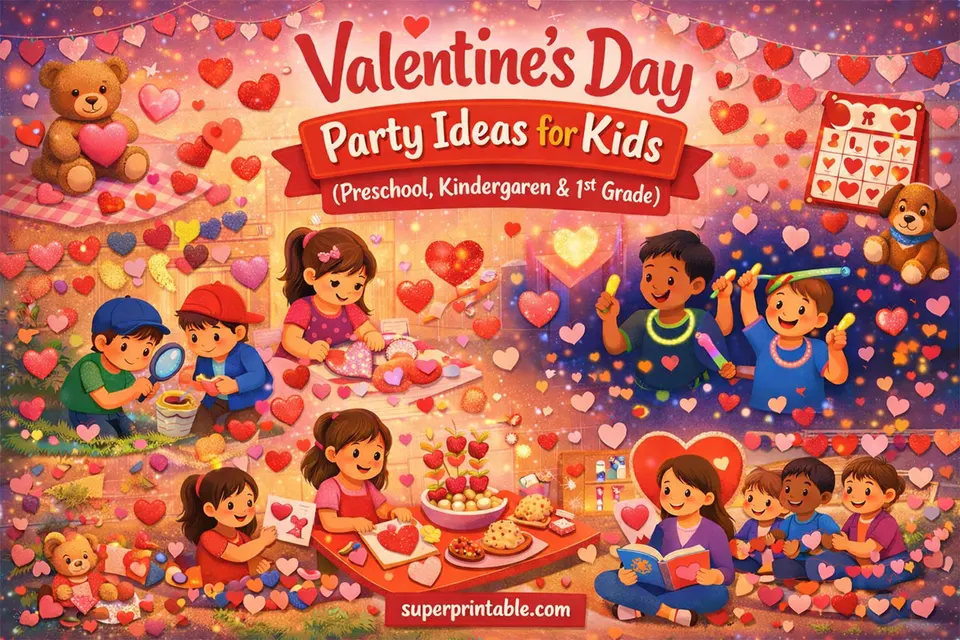 10 Valentine’s Day Party Ideas for Kids (Preschool, Kindergarten & 1st Grade)