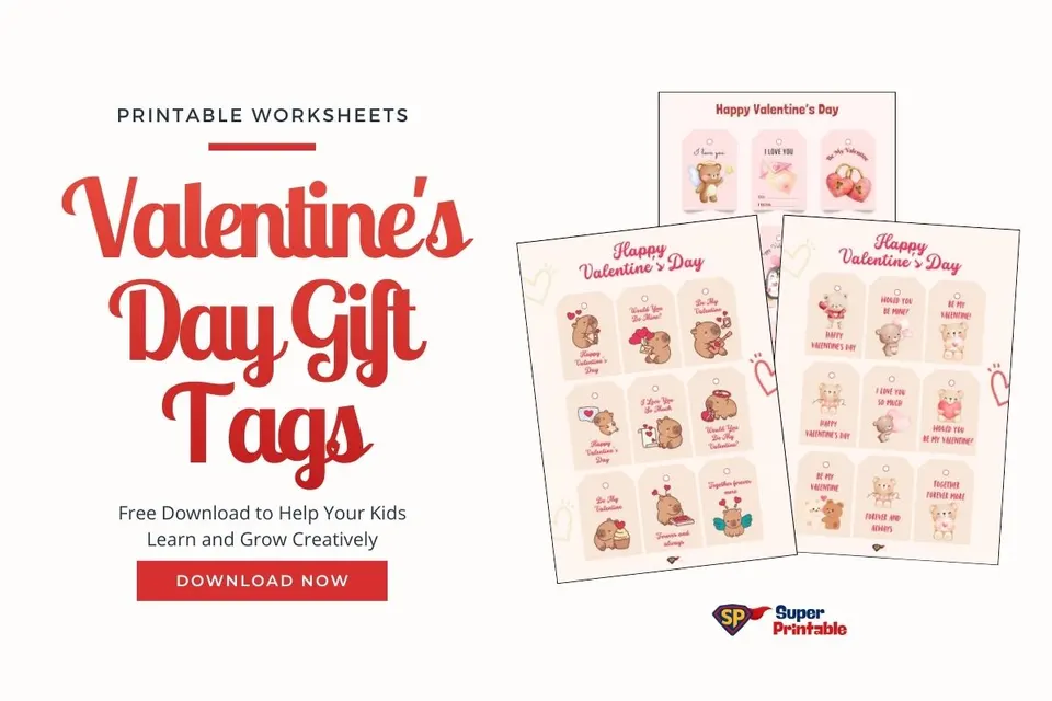 Valentine's Day Gift Tags Feature Image