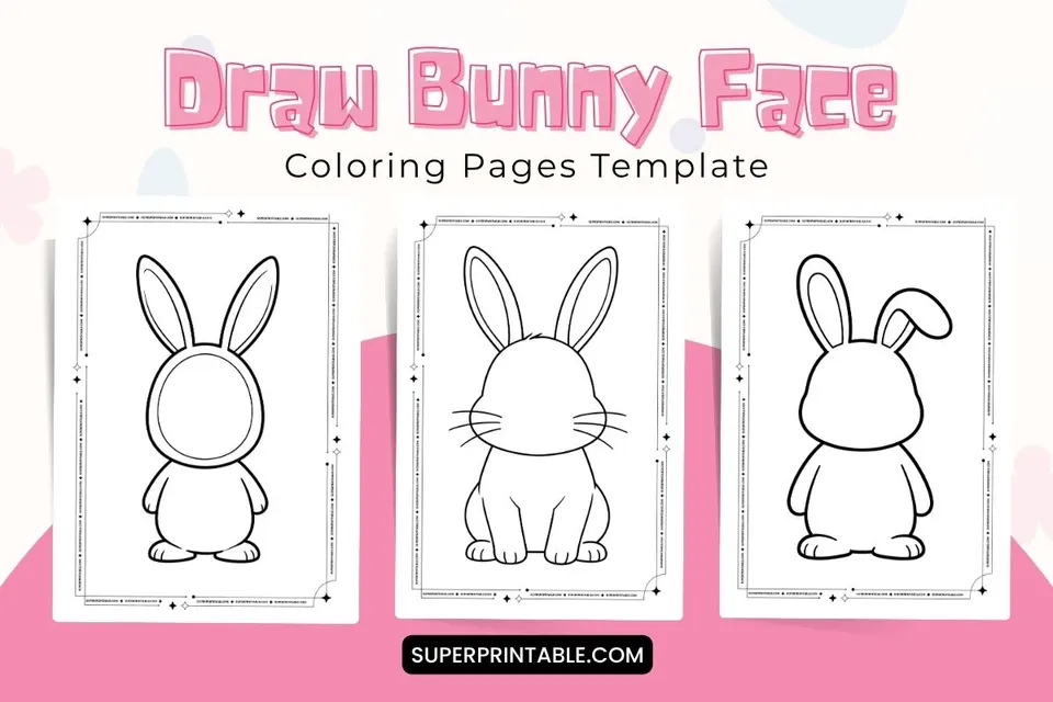 10 Draw Bunny Face Template Feature Image