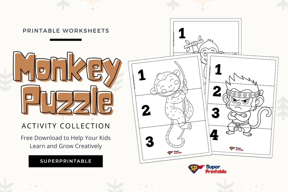 10 Monkey Puzzle Activity Feature Image