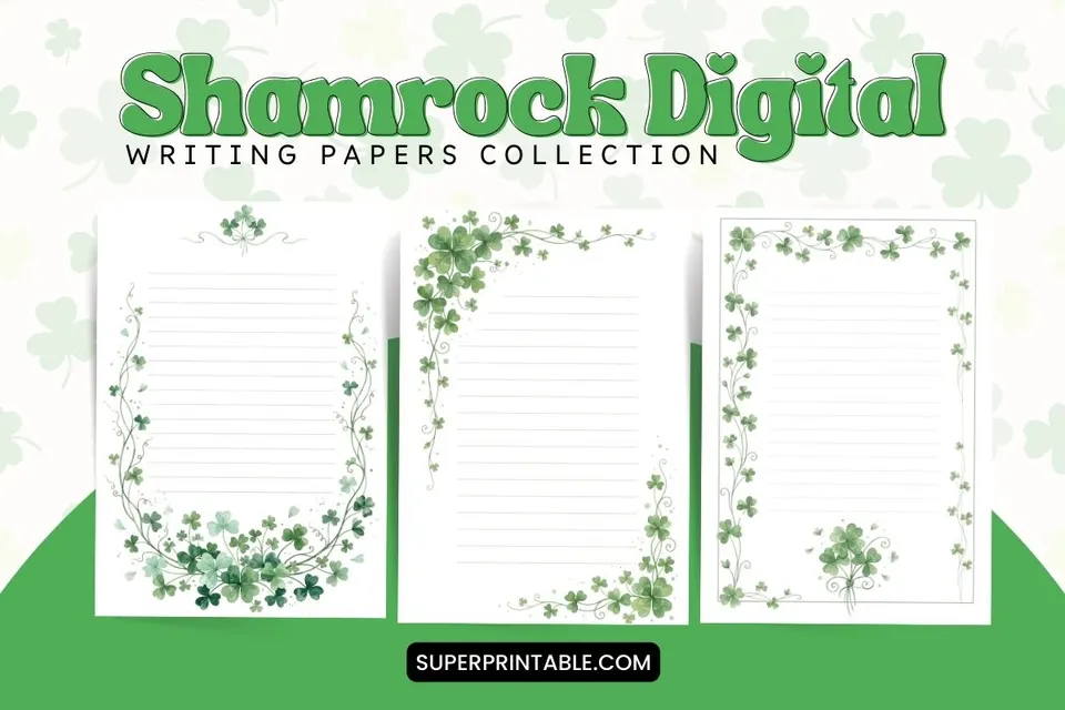 10+ Shamrock Digital Writing Papers Feature Image