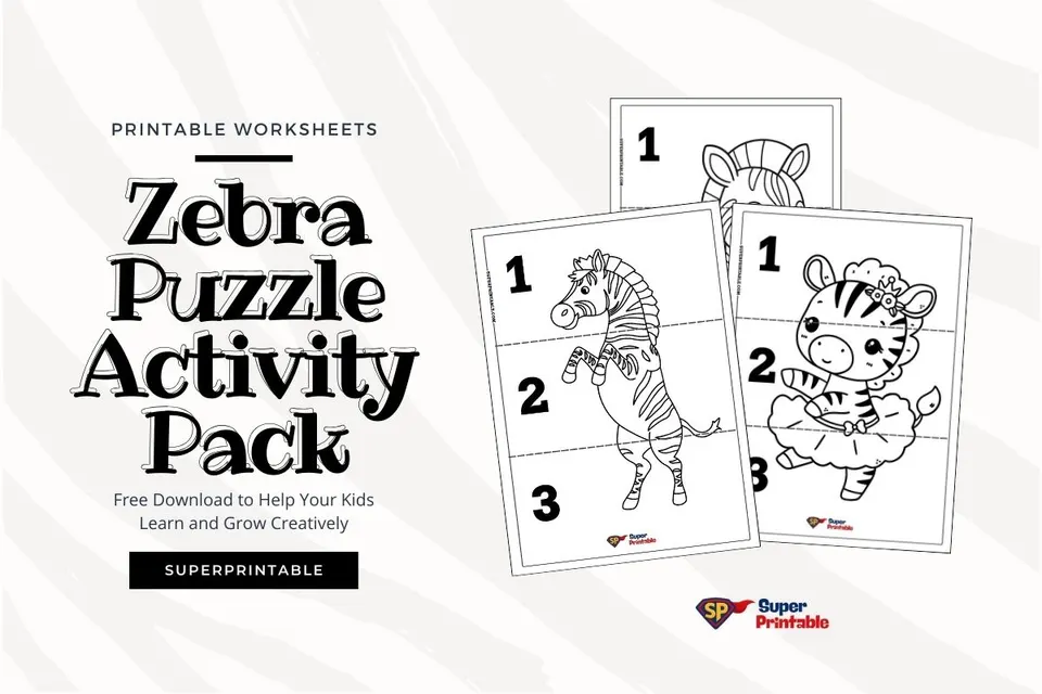 10 Zebra Puzzle Activity Feature Image