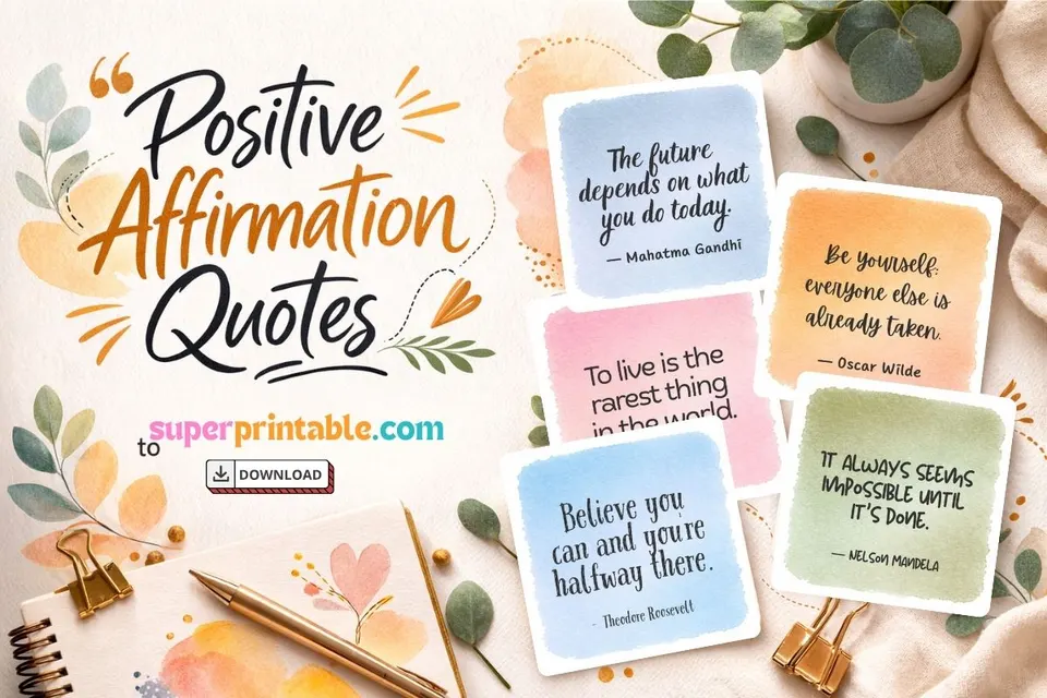 30 Positive Affirmation Quotes Feature Image