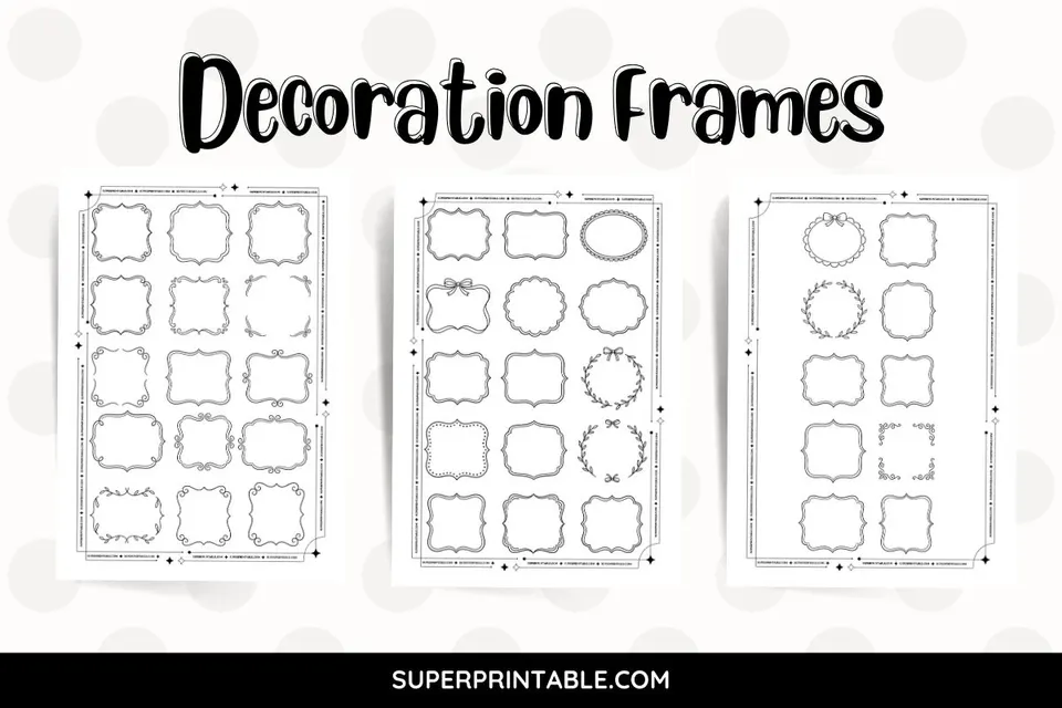 40 Decoration Frames Feature Image