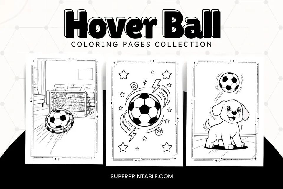 Hover Ball Coloring Pages Feature Image