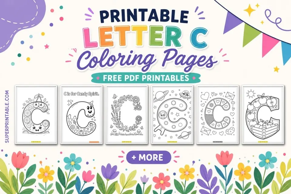 30 Letter C Coloring Pages 