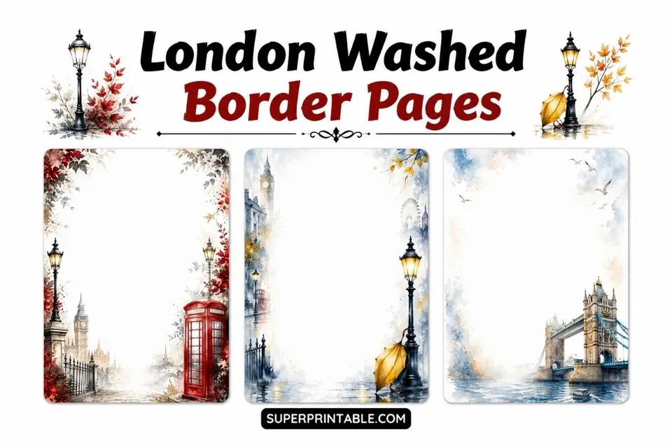 12+ London Washed Border Pages Feature Image
