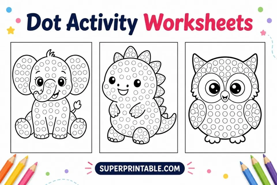 18+ Dot Activity Worksheets Feature Image