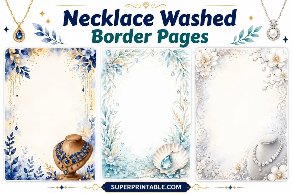 20 Necklace Washed Border Pages Feature Image