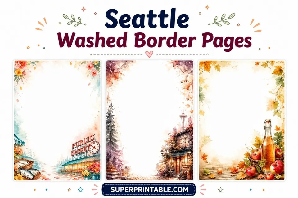 20 Seattle Washed Border Pages Feature Image