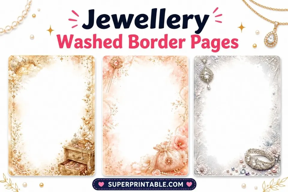 25+ Jewellery Washed Border Pages Feature Image