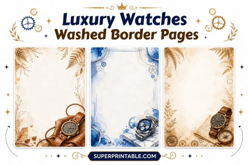 25 Luxury Watches Washed Border Pages Feature Image
