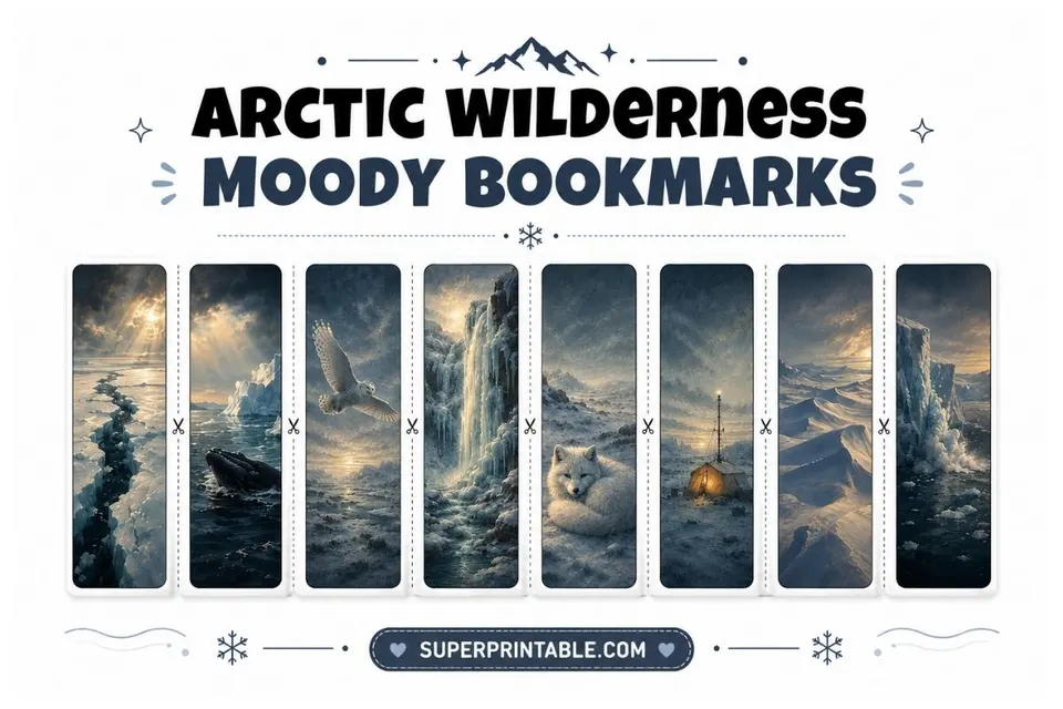 16 Arctic Wilderness Moody Bookmarks Feature Image