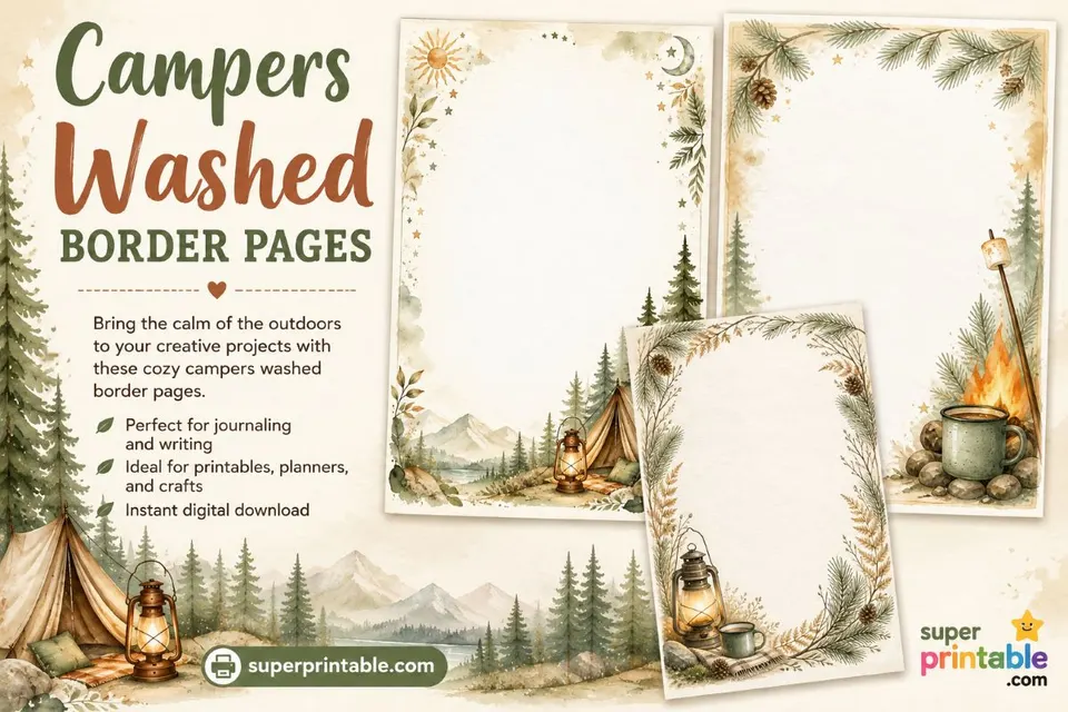 Campers Washed Border Pages Featured Image